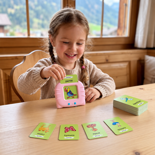 Sprechende englische Lernkarten – Interaktives Lernspiel für Kinder