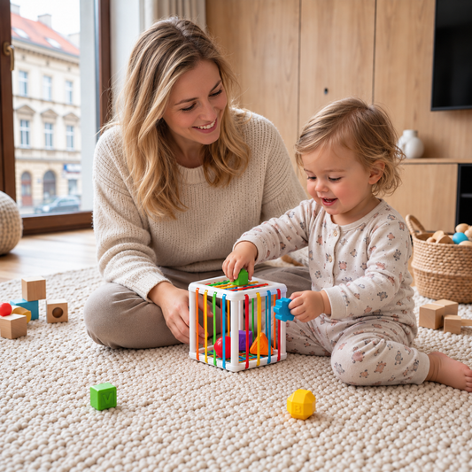 Montessori-Formenbox – Sortier- und Motorikspiel für Kinder