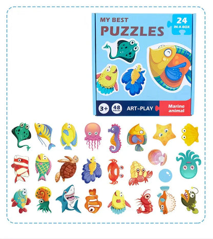 Smarte Puzzlekarten