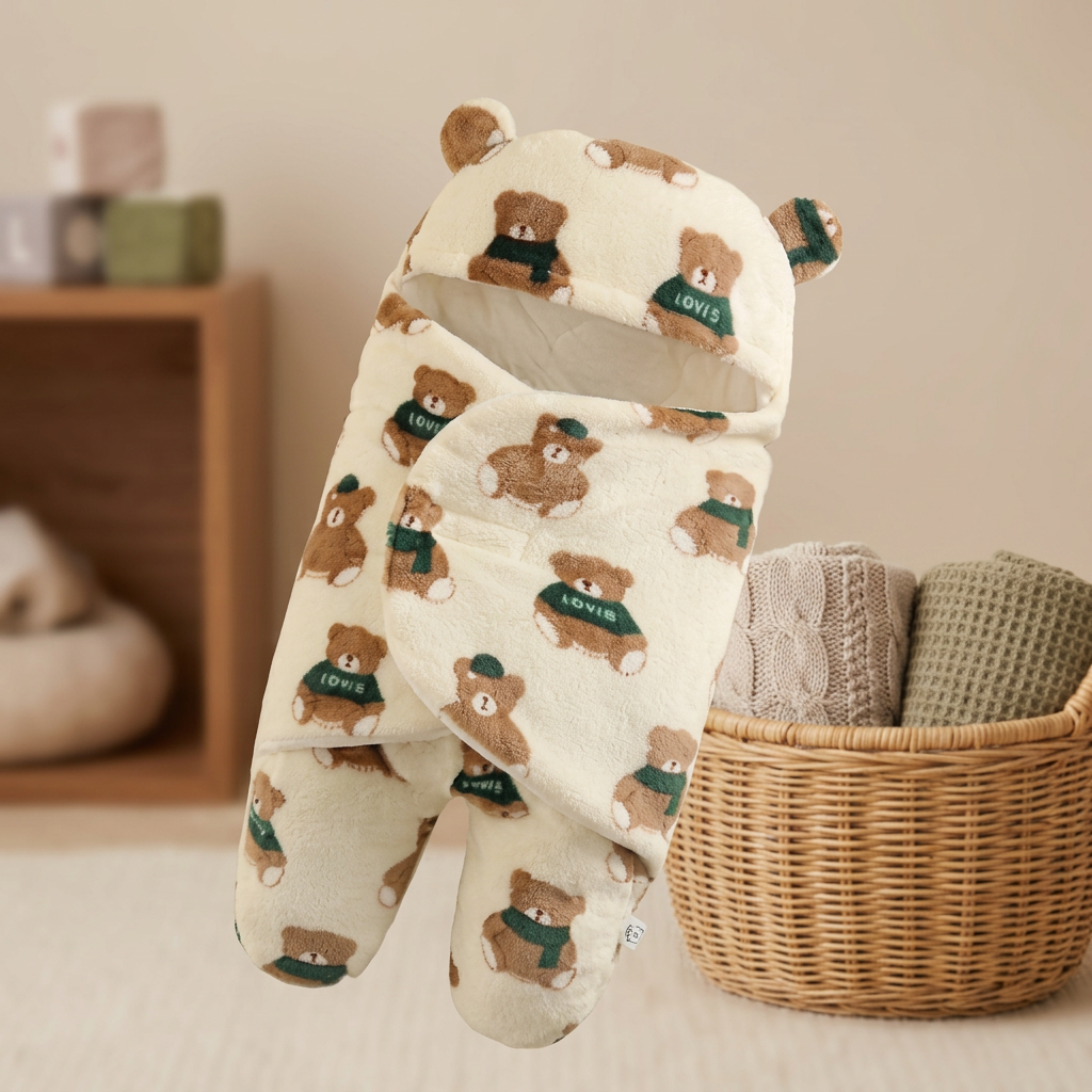 Baby-Bärenanzug für 0–6 Monate