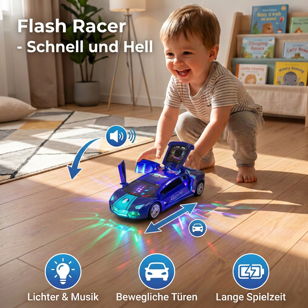 Flash Racer – Schnell und leuchtend – Spielzeugauto