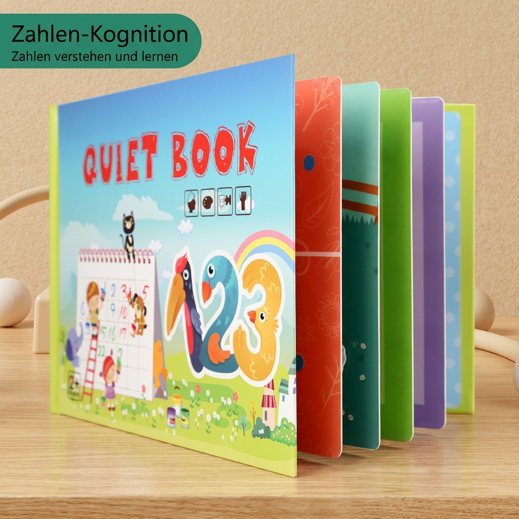 QuietBook – Robustes Montessori-Geschichtenbuch