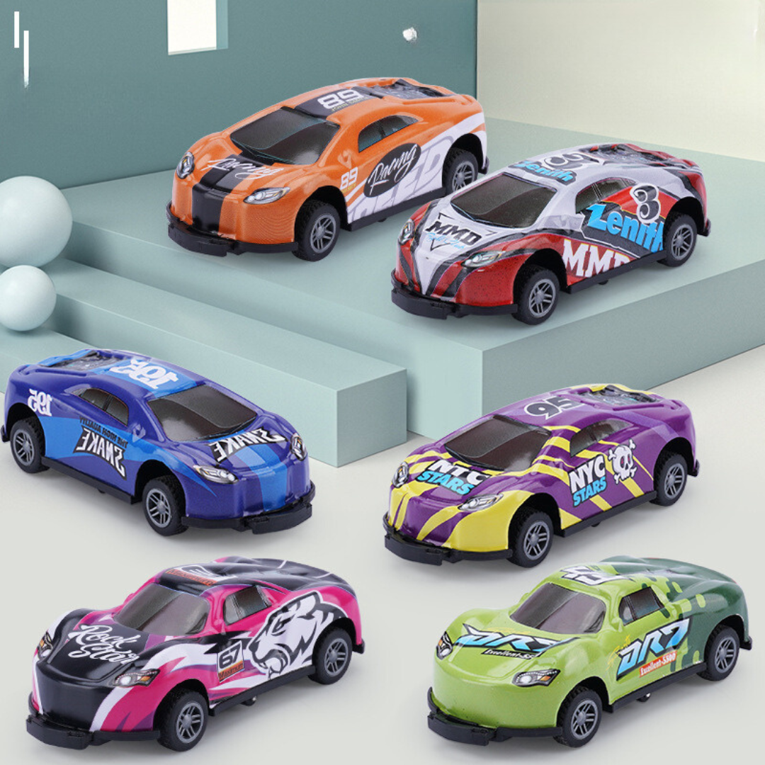 Springende Stunt-Autos