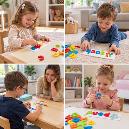 SpellMaster – Montessori-Holzbuchstabenspiel