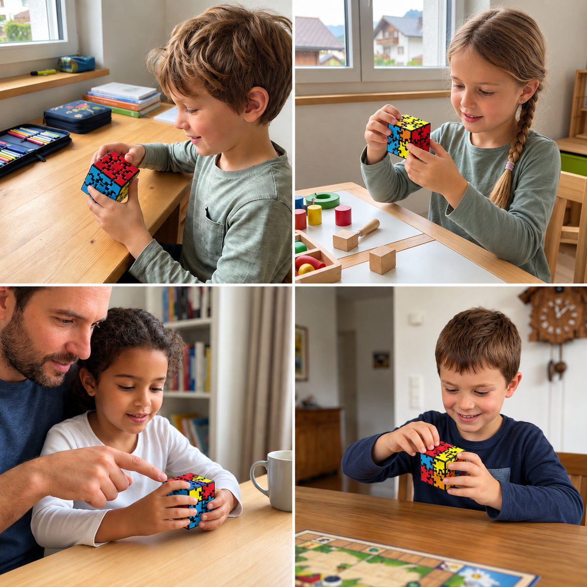 Zahnrad-Zauberwürfel 3×3×3 – Mechanisches Geduldsspiel