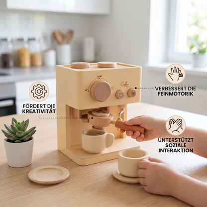 Espresso-Spielset aus Holz