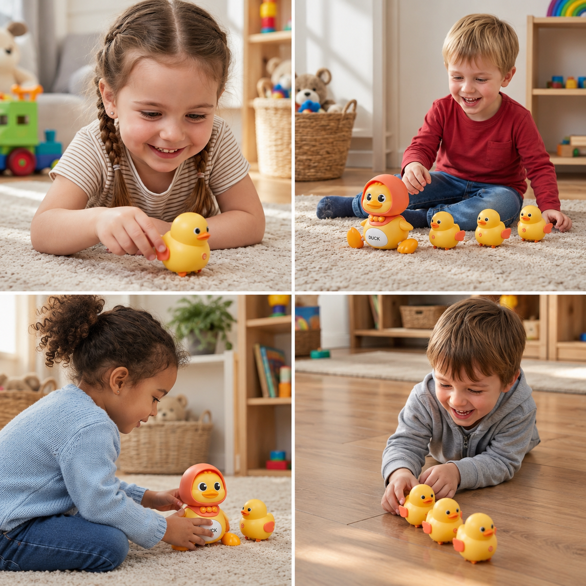 Wackelnde Enten – Familienspiel für Kinder