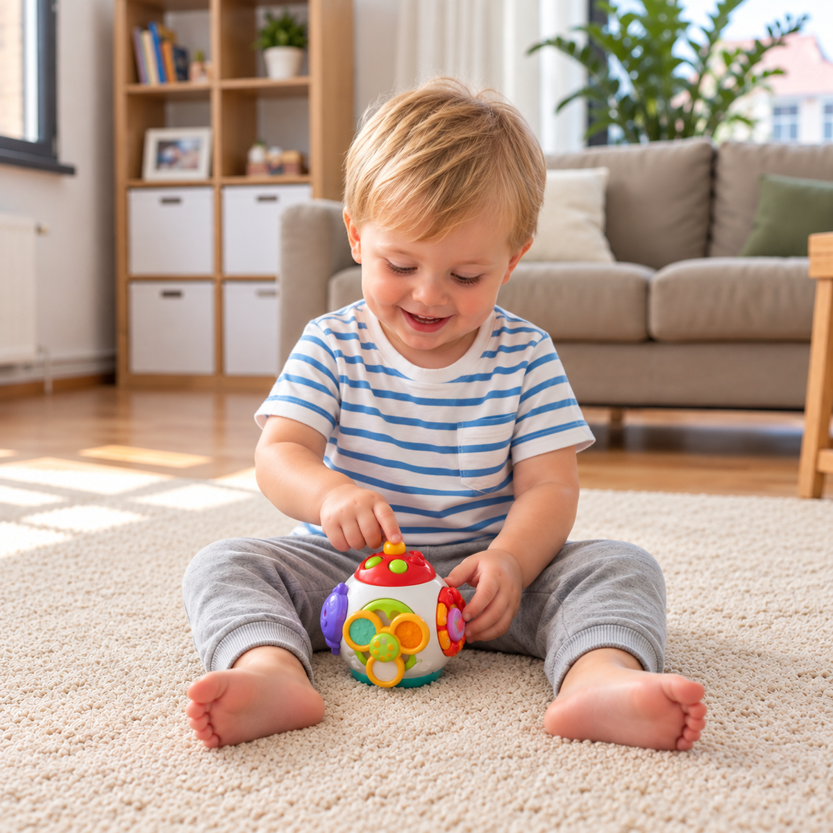Montessori-Aktivitätswürfel für Kinder – Perfekt für unterwegs
