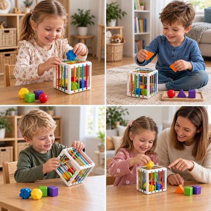 Montessori-Formenbox – Sortier- und Motorikspiel für Kinder
