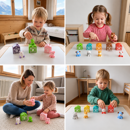 KiddyFarm – Montessori-inspiriertes Lernspielzeug mit Bauernhoftieren