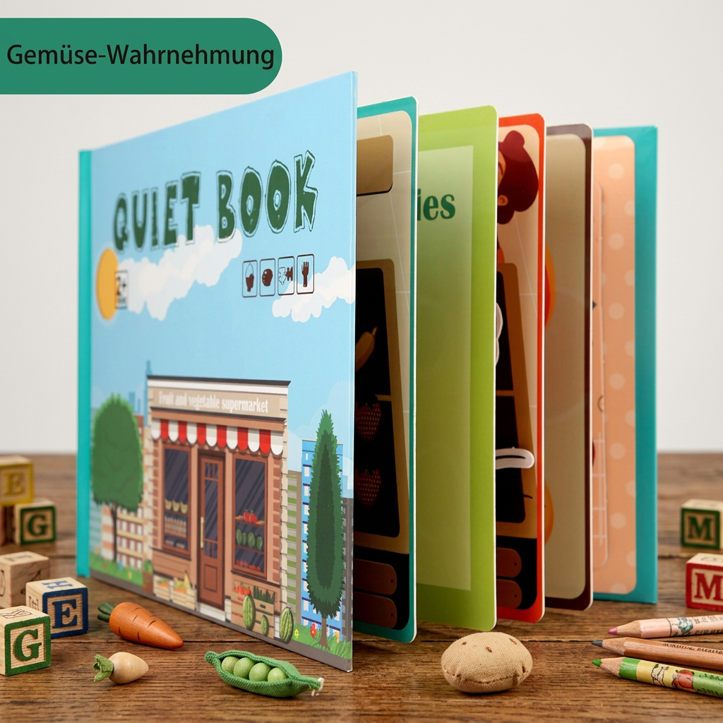 QuietBook – Robustes Montessori-Geschichtenbuch
