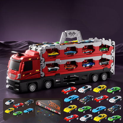 2-in-1 Faltbare Truck-Rennstrecke