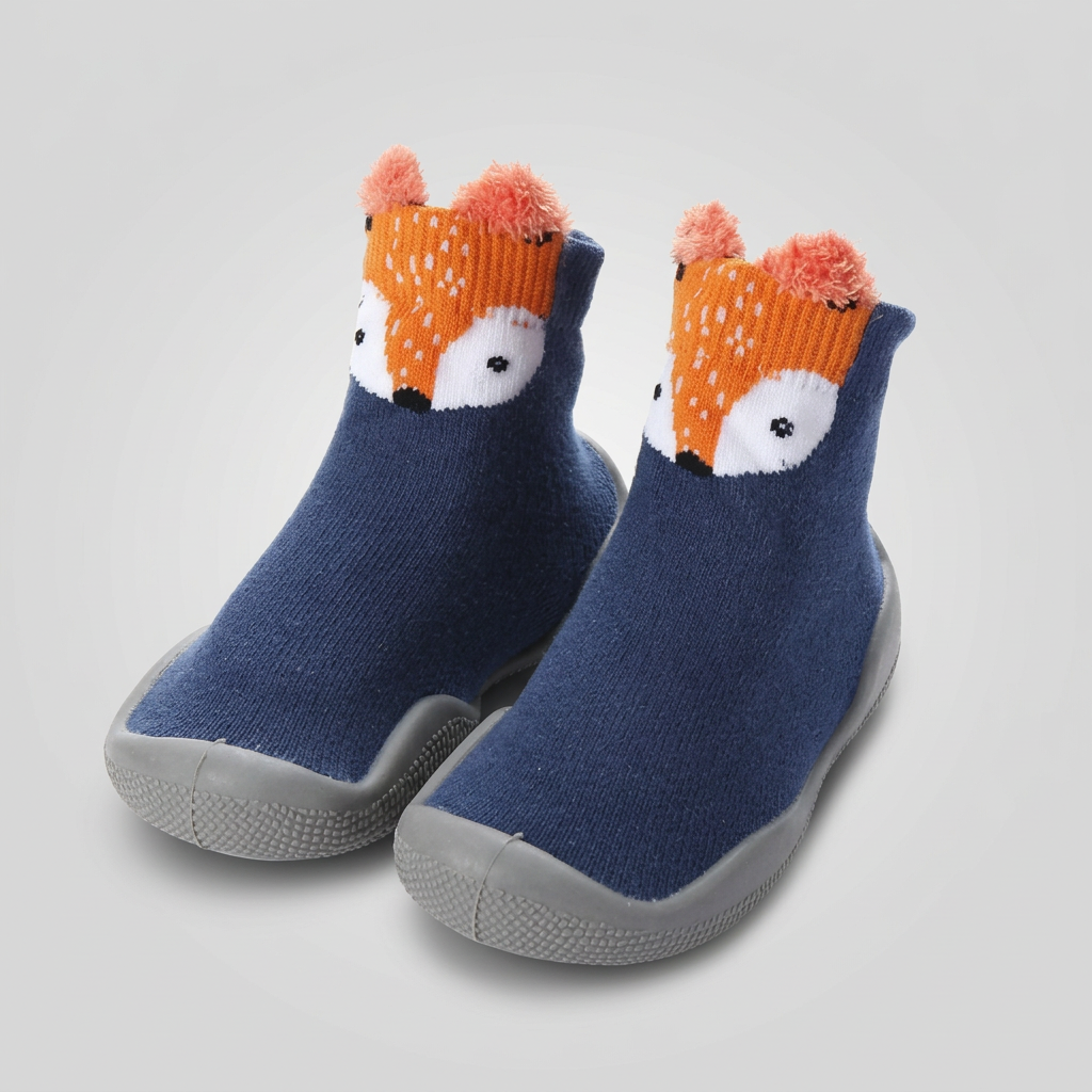 Rutschfeste Sockenschuhe im Tierdesign