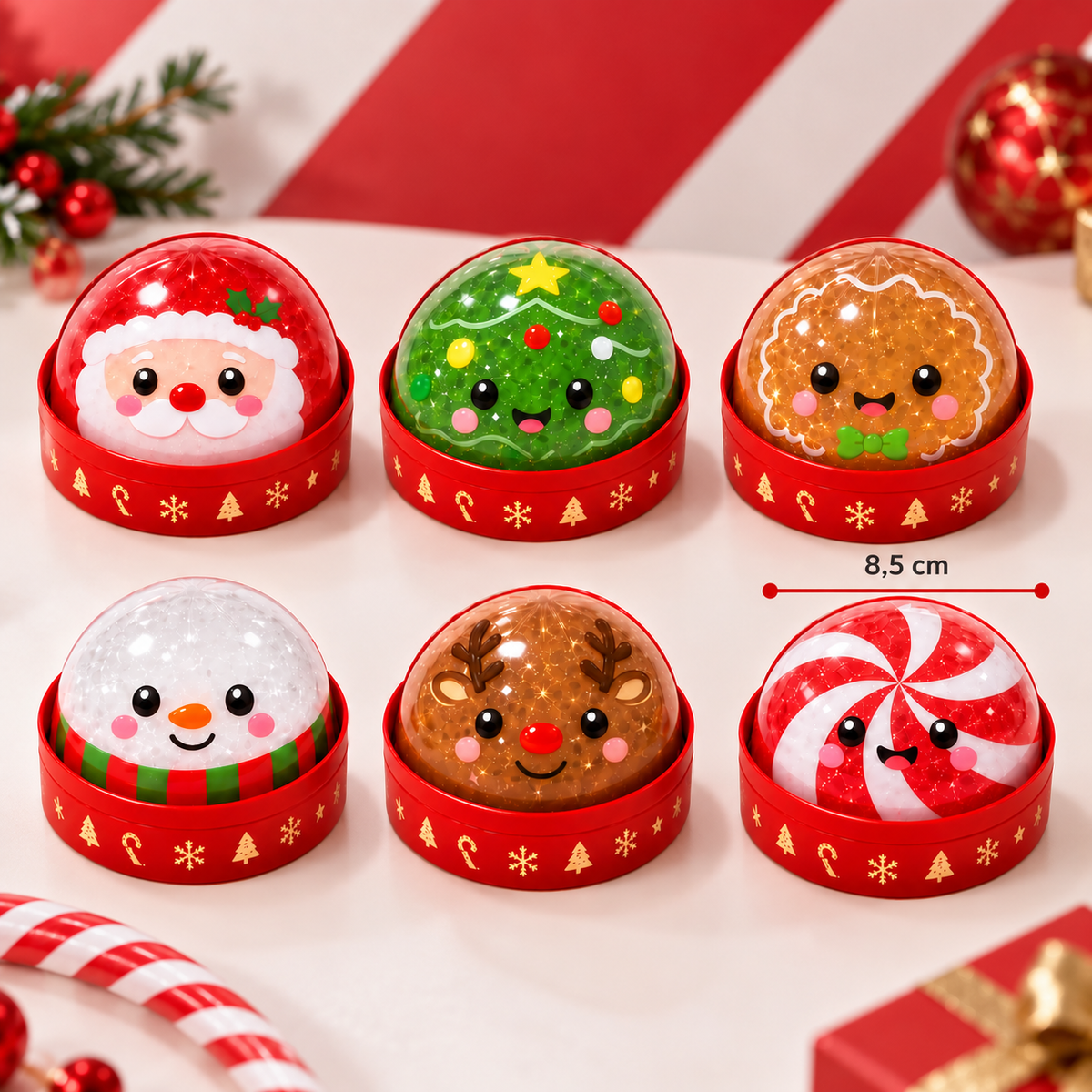 Weihnachts-Dumpling-Squishy-Anti-Stress-Spielzeugset