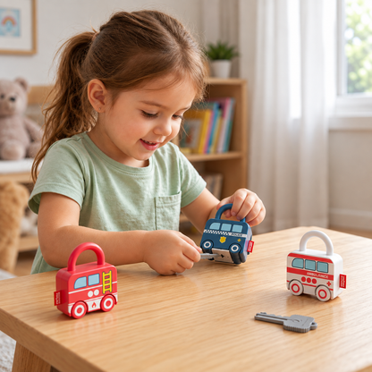 InteractiveLocks – Montessori-Lernspielzeug mit interaktiven Verschlüssen