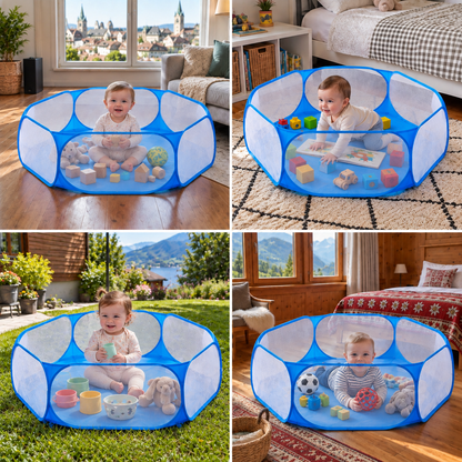 Tragbares Pop-up-Laufgitterzelt für Babys und Kleinkinder
