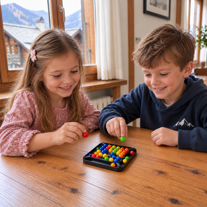 Farbzuordnungs-Logikspiel – Interaktives Murmel-Puzzle für Kinder und Erwachsene