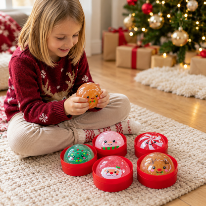 Weihnachts-Dumpling-Squishy-Anti-Stress-Spielzeugset