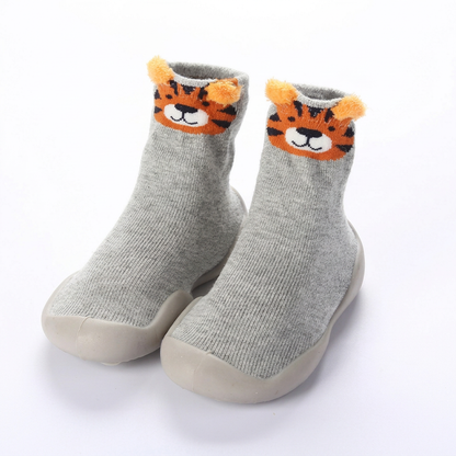 Rutschfeste Sockenschuhe im Tierdesign