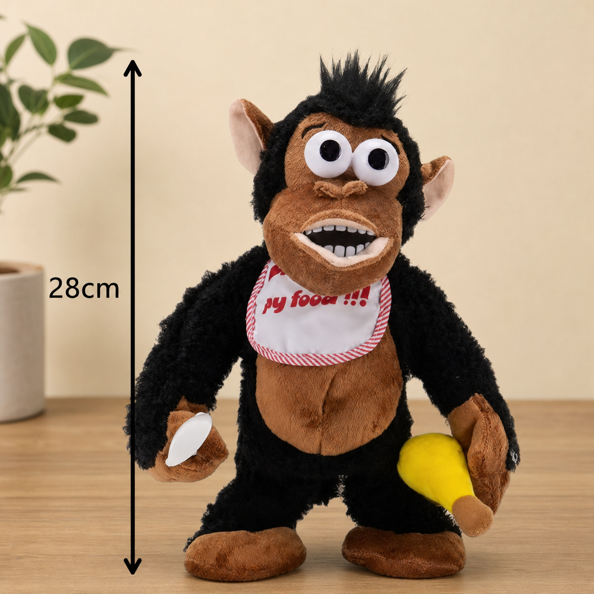 Tanzendes Bananen-Affen-Plüschtier