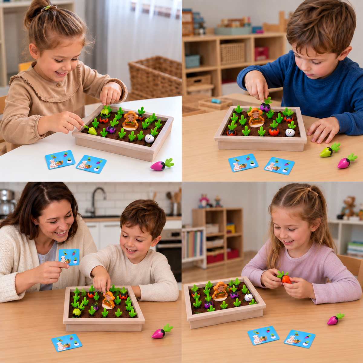 Montessori-Filzspielzeug Bauernhof