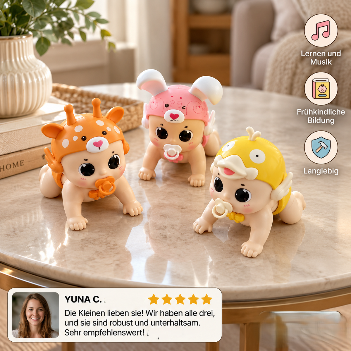 Krabbelspielzeug für Babys