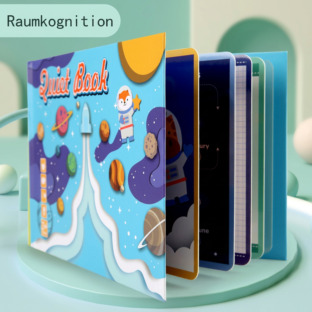 QuietBook – Robustes Montessori-Geschichtenbuch