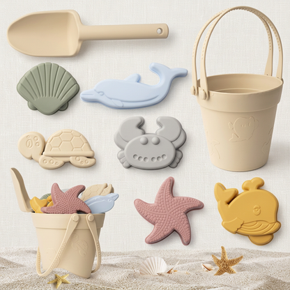 Umweltfreundliches Silikon Strandspielzeug Set