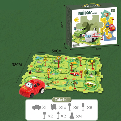 PuzzleTrack – Individuell gestaltbare Autorennbahn