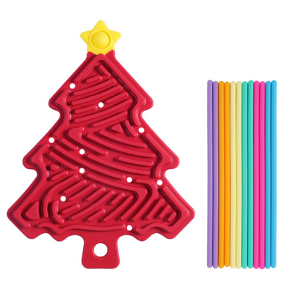 Sensorik-Spielzeug für Kinder im Weihnachtsdesign