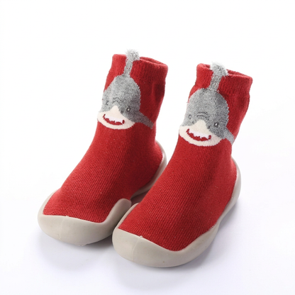 Rutschfeste Sockenschuhe im Tierdesign