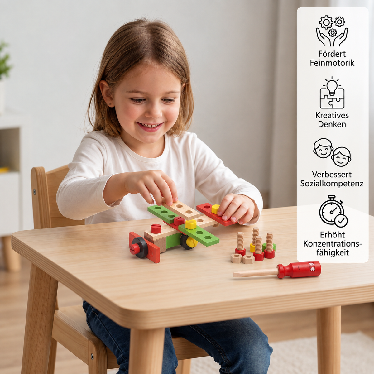 WoodCraft – Lernset für Kinder