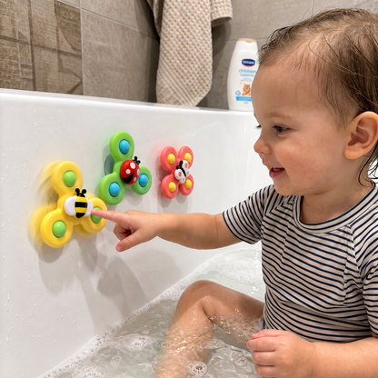 Interaktives Badespielzeug mit Drehrad – So macht Baden Spaß!