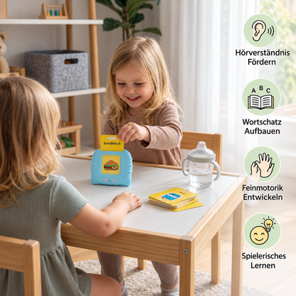 Sprechende englische Lernkarten – Interaktives Lernspiel für Kinder