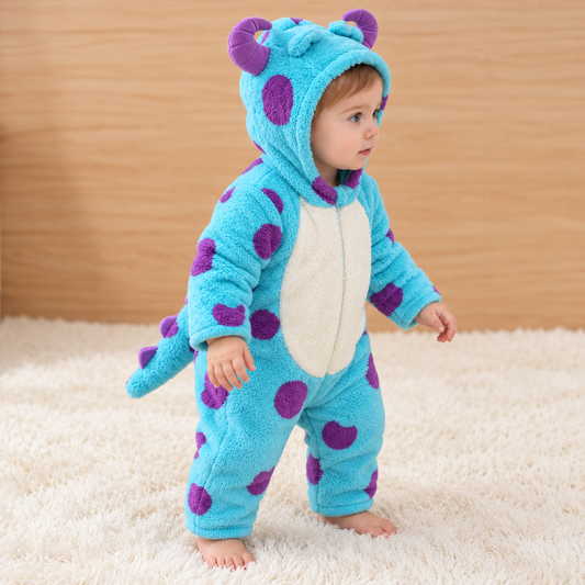 Kuscheliges flauschiges Kostüm für Babys & Kleinkinder