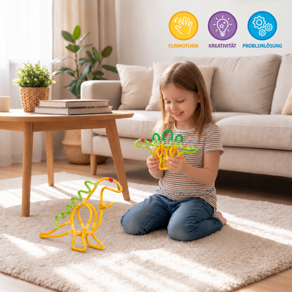 DIY Twisty Sticks – Kreatives 3D-Bauset & MINT-Konstruktionsspiel