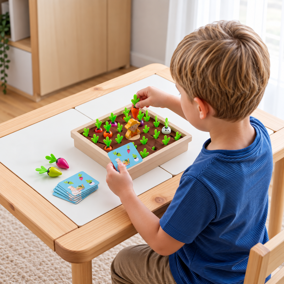 Montessori-Filzspielzeug Bauernhof