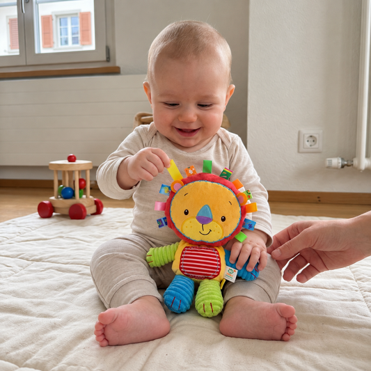 Sensorisches Plüschspielzeug für Babys