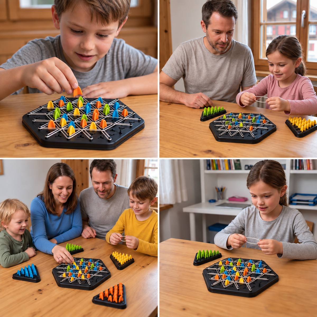 Gummiband-Schachpuzzle