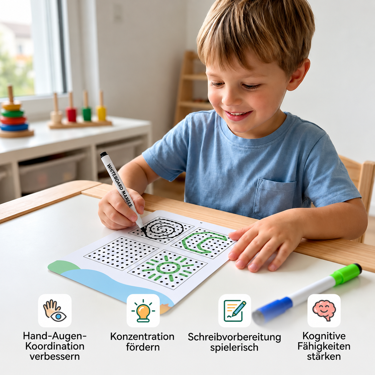 MagicLines – Magisches Nachzeichnungsbuch-Set