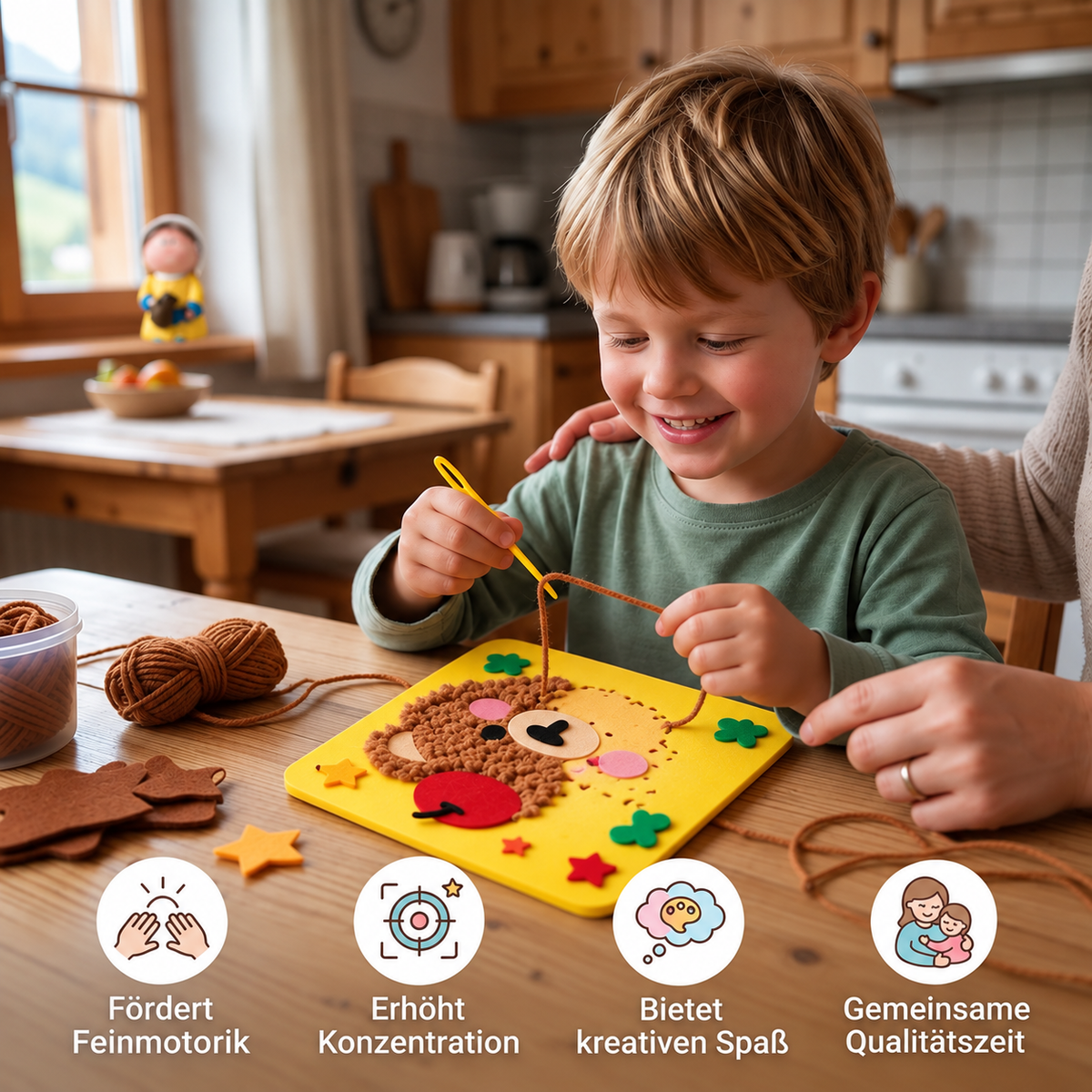 DIY-Stickpuppen-Set zum Sticken