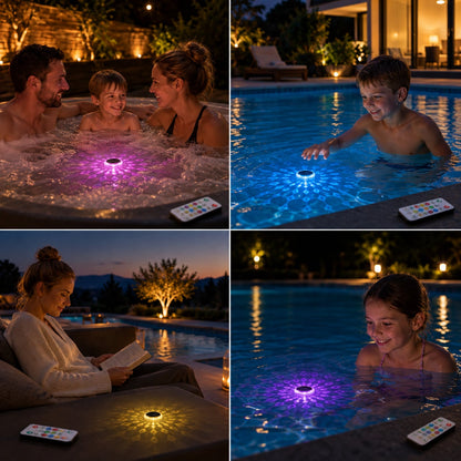 Schwimmendes Solar Led Licht mit Fernbedienung