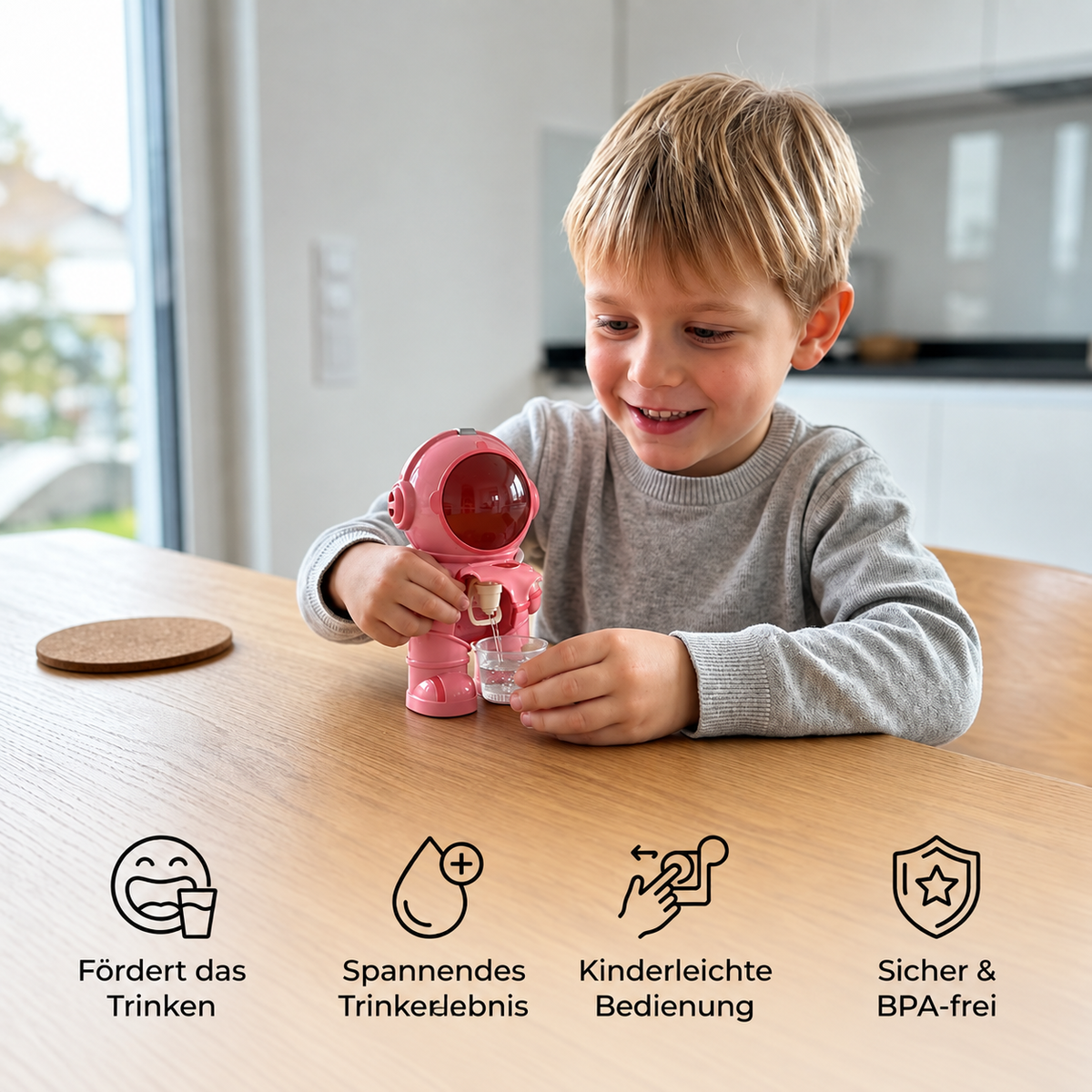 Astronaut-Trinkflasche für Kinder
