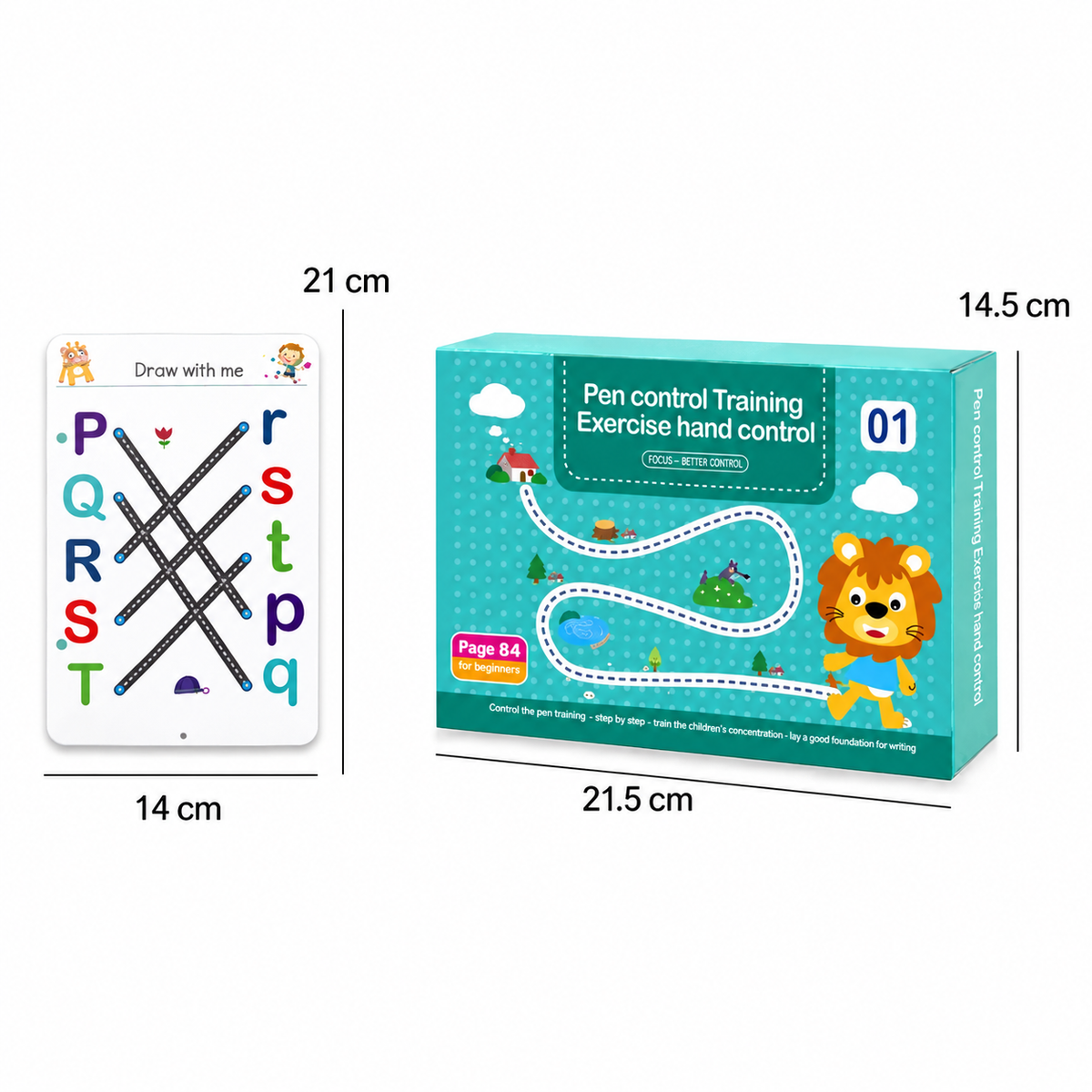 MagicLines – Magisches Nachzeichnungsbuch-Set
