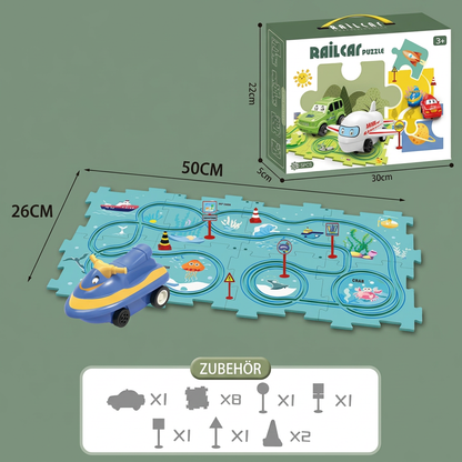 PuzzleTrack – Individuell gestaltbare Autorennbahn