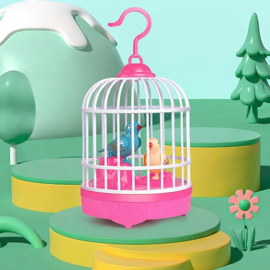 Sprechendes Vogelkäfig-Spielzeug für Kinder