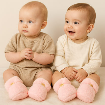 Flauschige Socken-Schuhe für Babys