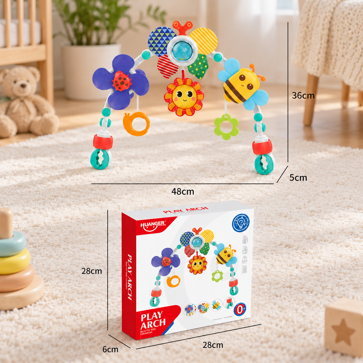 Hängespielzeug für den Kinderwagen