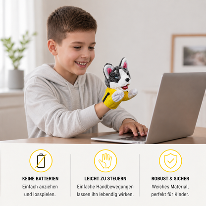 Boxender Husky – lustiges Kinderspielzeug