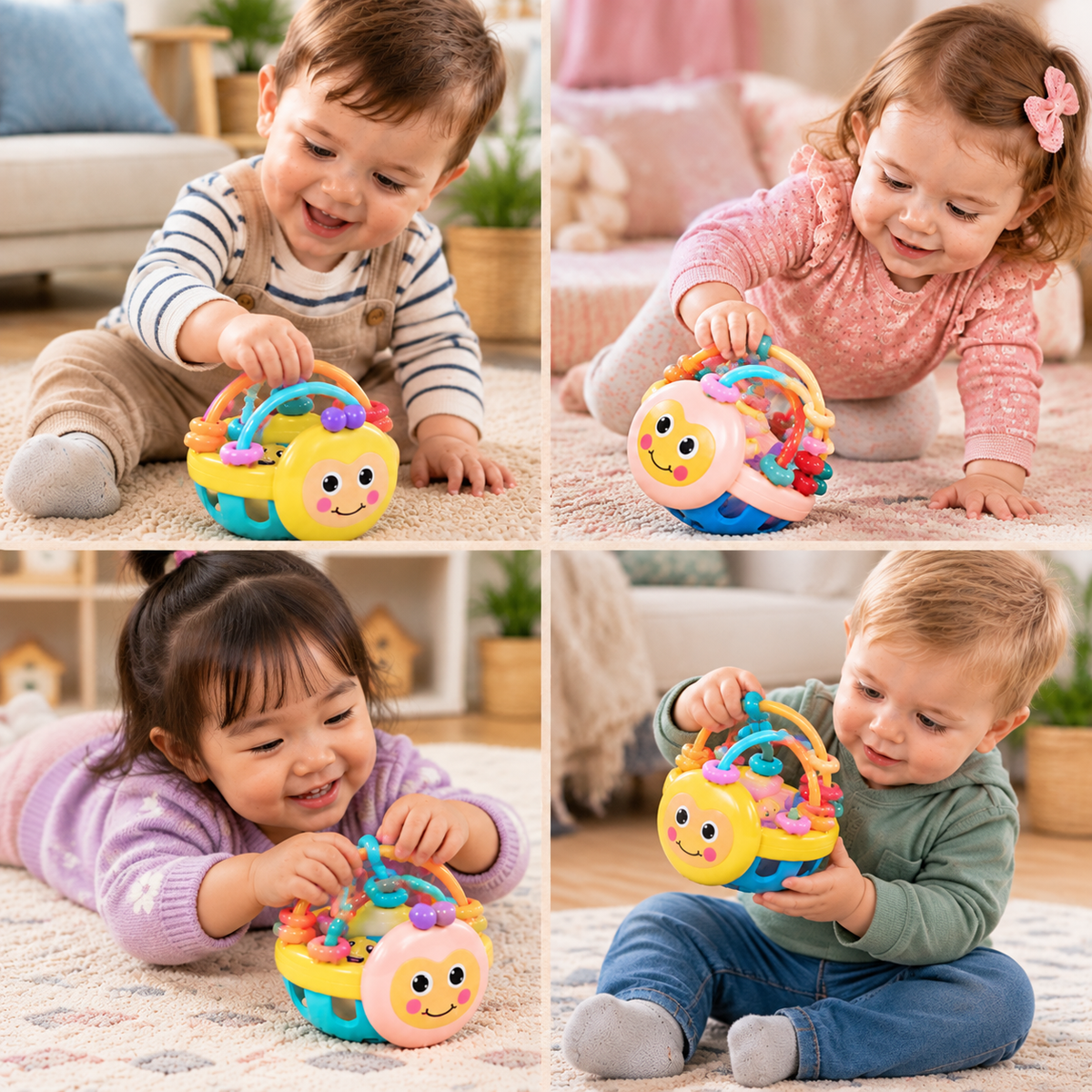 Baby-Beißring zur Beruhigung